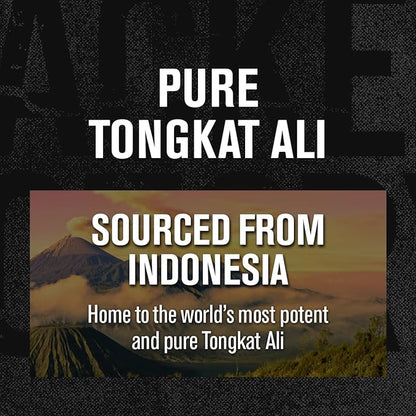 Jacked Factory Indonesian Tongkat Ali - 200:1 Extract Longjack Tongkat Ali for Men to Support Vitality, Improve Mood, Boost Natural Energy Levels, & Enhance Recovery - 120 Capsules