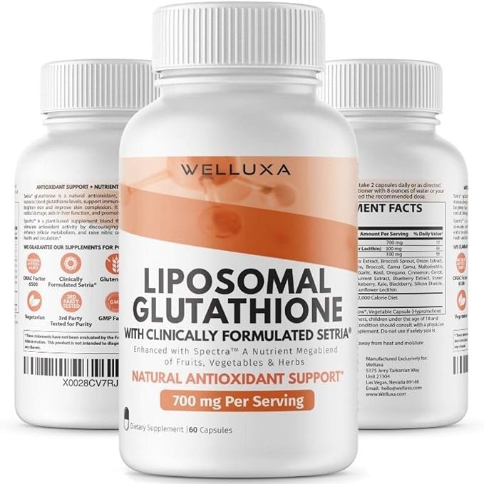 Liposomal Glutathione (Setria® 700 mg) (60 ct)