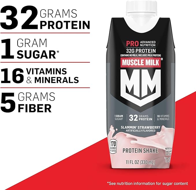 Muscle Milk Pro Advanced Nutrition Protein 11 Fl 12 Pack 11.16 Fl 12