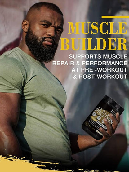 NATURE TARGET Whey Isolate Protein Powder, Unflavored, 25g Protein, Low Carb Protein Powder, Sugar-Free, for Men & Women, 5.5g BCAAs, Rich in Fibers & Minerals, 1.1 Pound (500g)