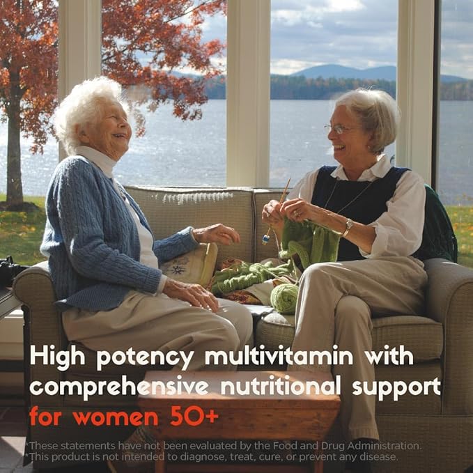 Multivitamin for Women 50 Plus, PMS Coq10, Ginkgo, B6, B12, B12, D3, D3, K2 K2 (60Ct) (60Ct)