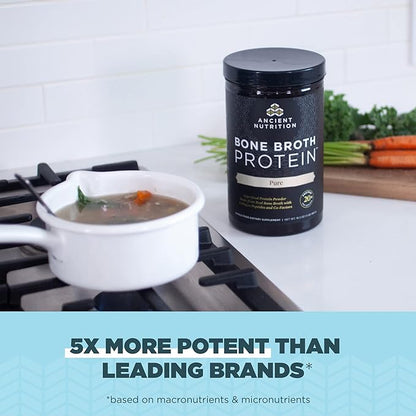 Ancient Nutrition Bone Broth Protein Powder, 20 Servings