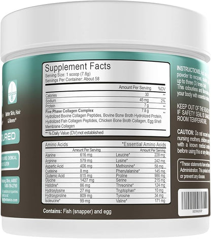 Herbtonics Multi Collagen Protein Powder Collagen (1,2,3,5 and 10) A