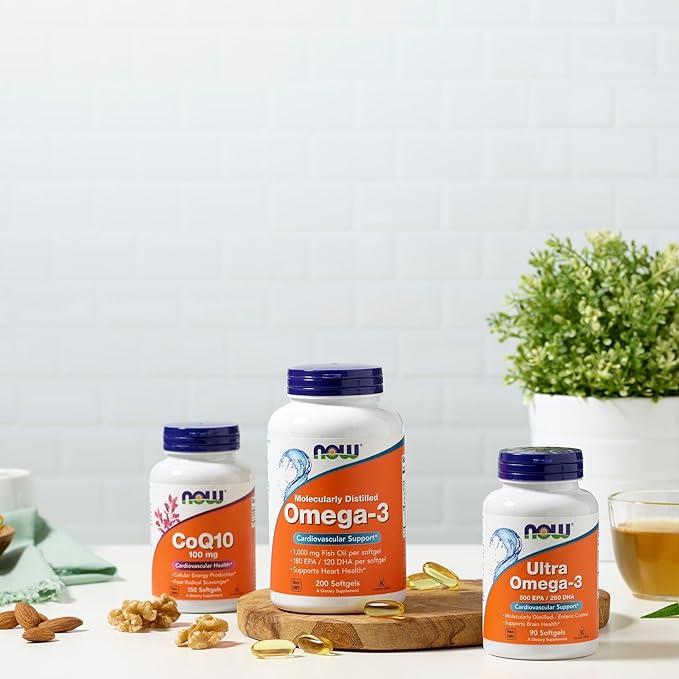 NOW Supplements, Ultra Omega-3 Molecularly Distilled 90 Softgels