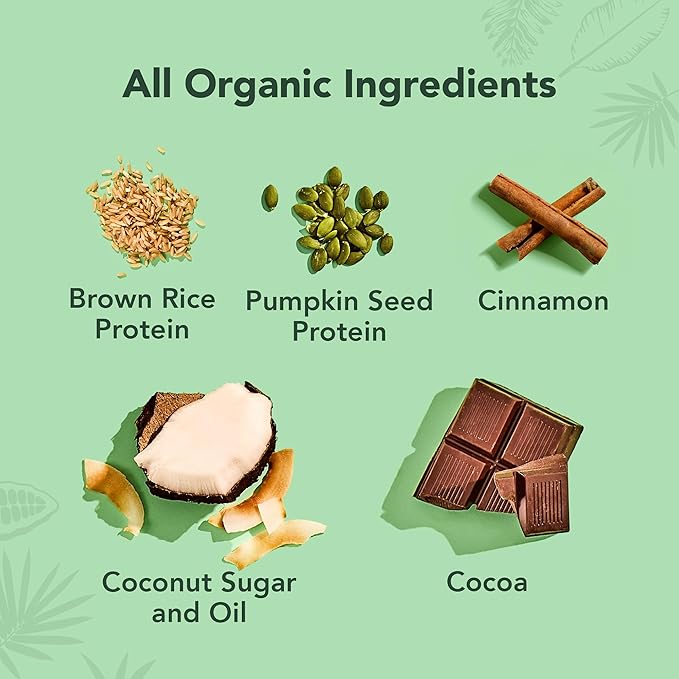 ALOHA Organic Plant Based Protein Powder, 19.6 oz, 15 Servings