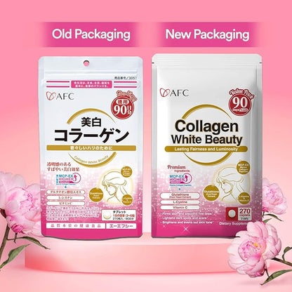 AFC Japan Collagen White Beauty 1.5X Better 90 Days