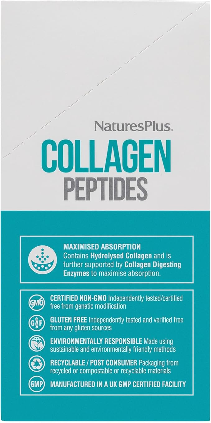 Natures Plus Collagen Peptides 20 Stick 20 Servings