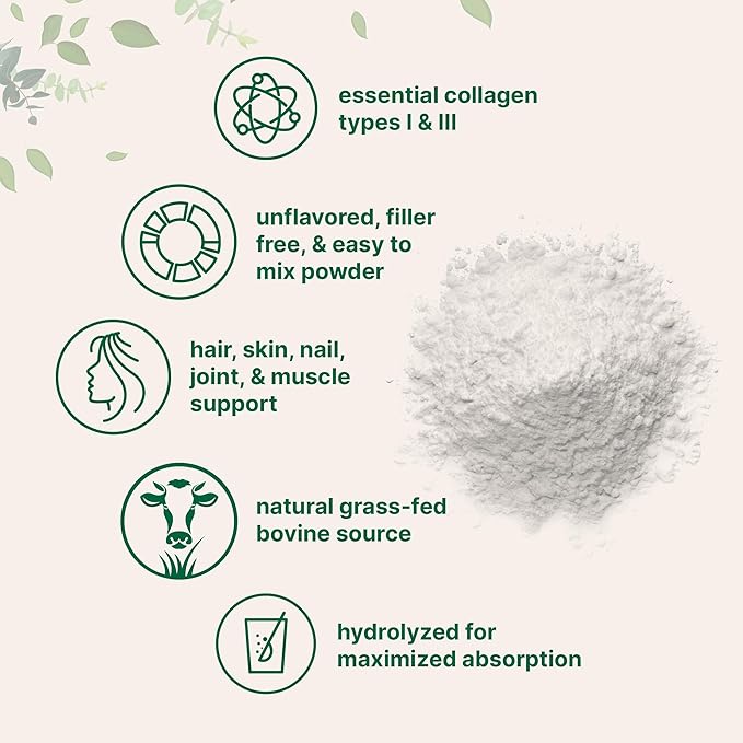 Micro Ingredients Collagen Peptides Powder, 1lb