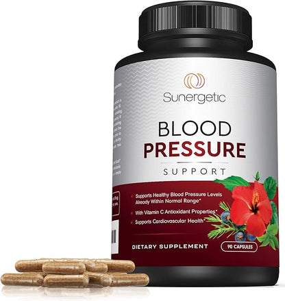 Premium Blood Pressure Support Supplement 90 Capsules