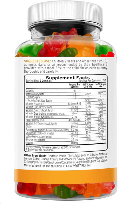 Premium Kids Multivitamin Gummies with Vitamin