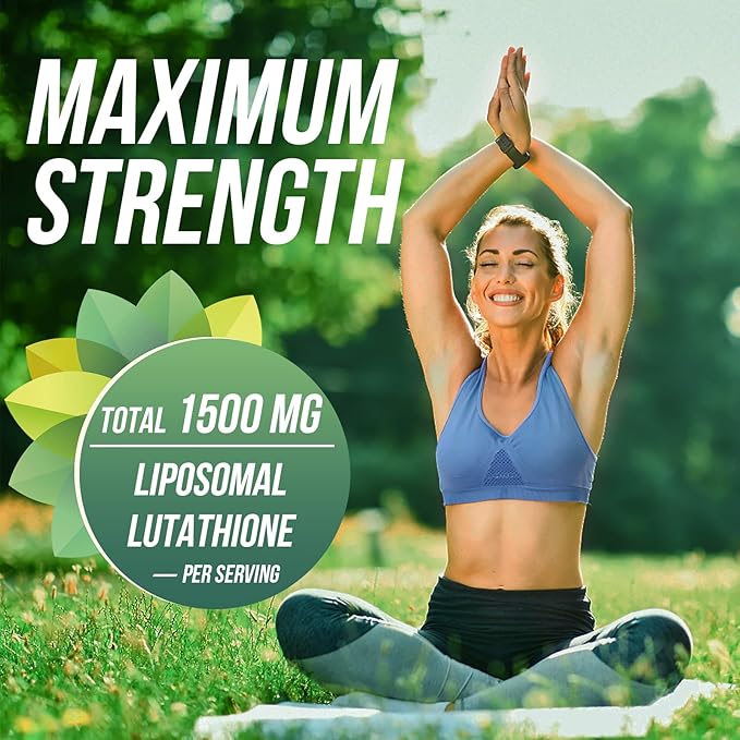 Liposomal Glutathione, Superior Absorption, Liquid Glutathione 4 fl.oz,1500 fl.oz,1500 mg