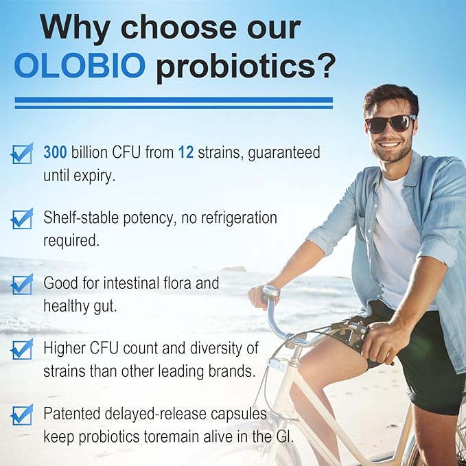 300 Billion CFU Probiotic, Probiotics 12 Probiotics 3 Prebiotics, 60 Counts