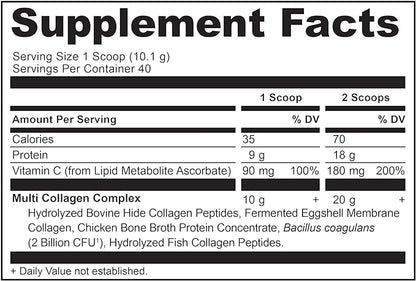 Ancient Nutrition Collagen Powder Protein (40 Servings,