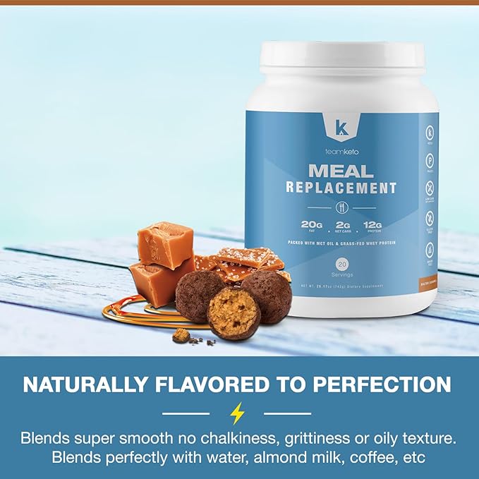 Meal Replacement Powder Gluten Free Contains 100% natural 742g- Salted