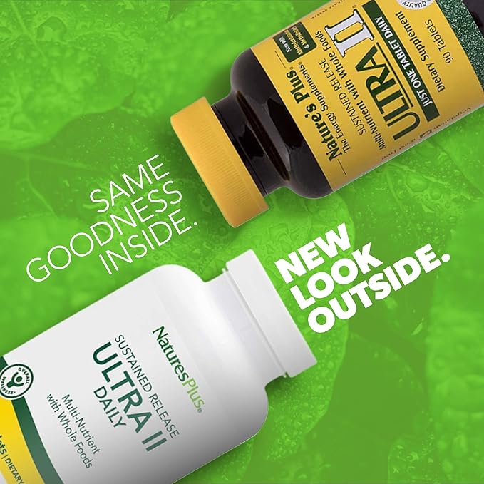Natures Plus Ultra II Multivitamin, Sustained Release 90 Vegetarian 90 Servings
