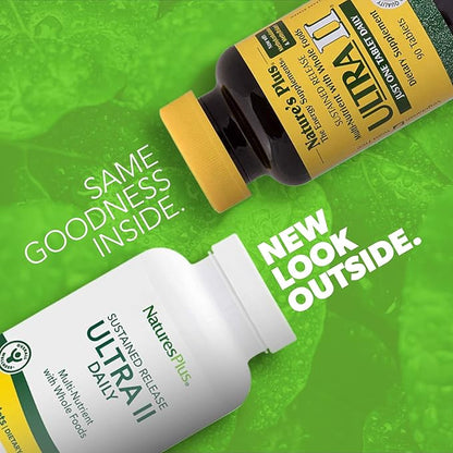 Natures Plus Ultra II Multivitamin, Sustained Release 90 Vegetarian 90 Servings