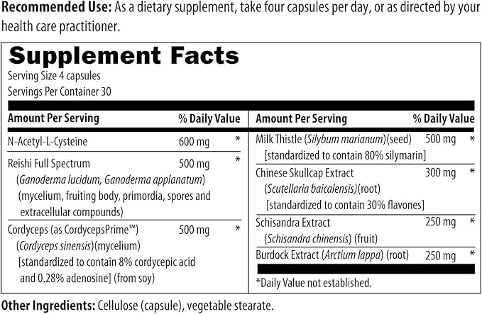 Designs for Health Liver Support Capsules (120 Capsules)