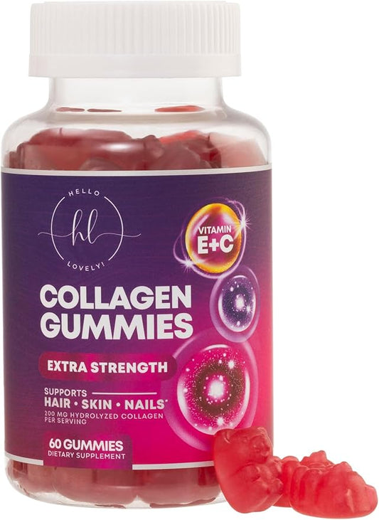 Collagen Peptides Gummies for Women & Men 60 Gummies