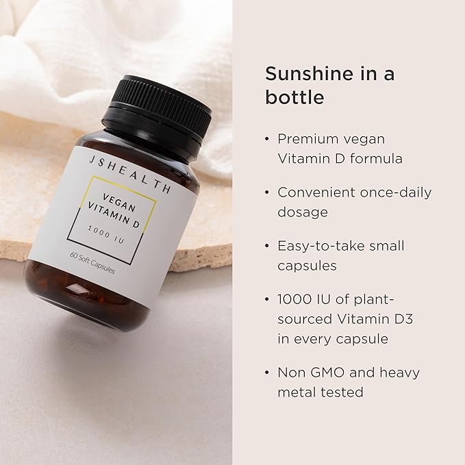 JSHealth Vitamin D3 1000iu Supplement