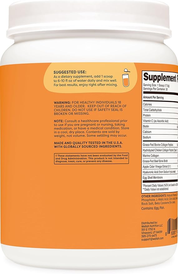 The Afterglow Multi Collagen Protein + (30 Servings,