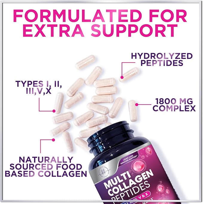 Collagen Peptides for Women & Men, 60 Capsules