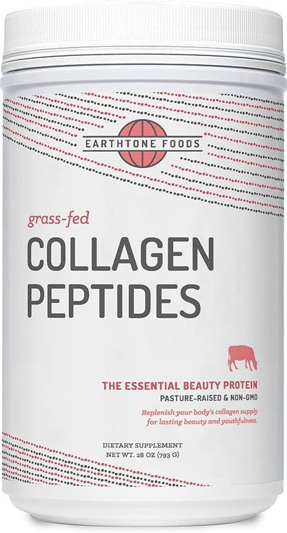 EARTHTONE Grass-Fed Collagen Peptides Powder 28