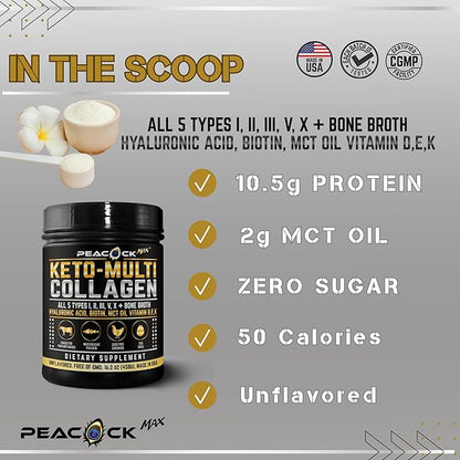 Keto Multi Collagen 5 Types 16.2 oz