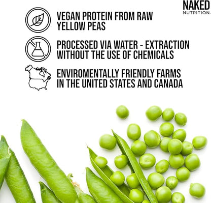 Naked Shake - Vanilla Protein Powder - Plant Based Protein Shake with Mct Oil, Gluten-Free, Soy-Free, No Gmos Or Artificial Sweeteners - 30 Servings