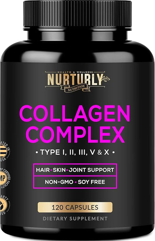 Multi Collagen Peptides Powder Capsules 120 Capsules