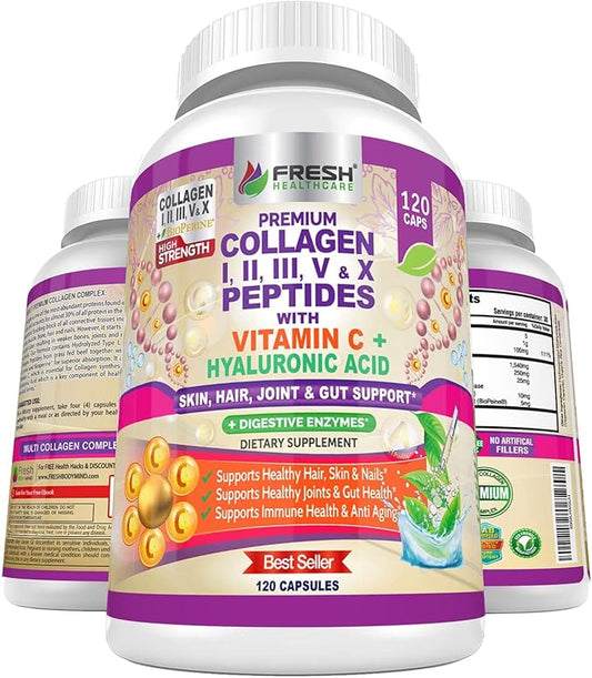 FRESH HEALTHCARE Multi Collagen Pills 120 Kosher