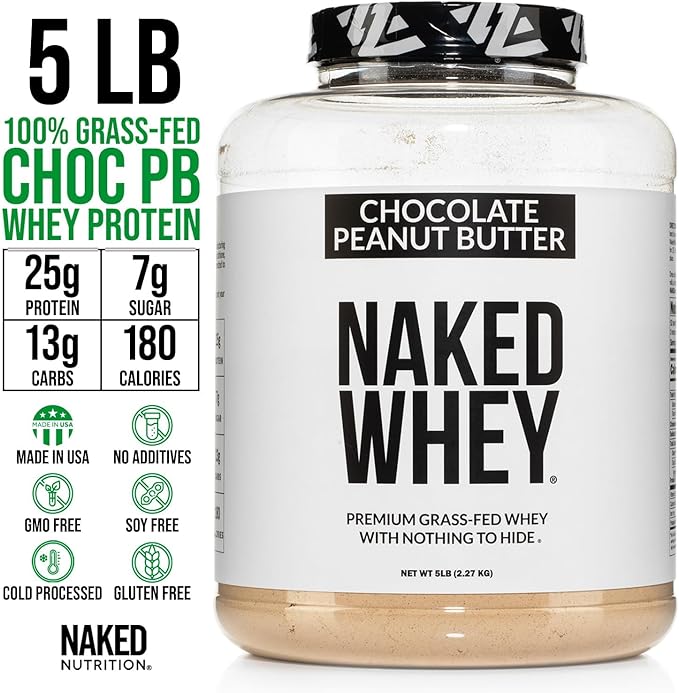 NAKED Whey Chocolate Peanut Butter Grass 52 Servings