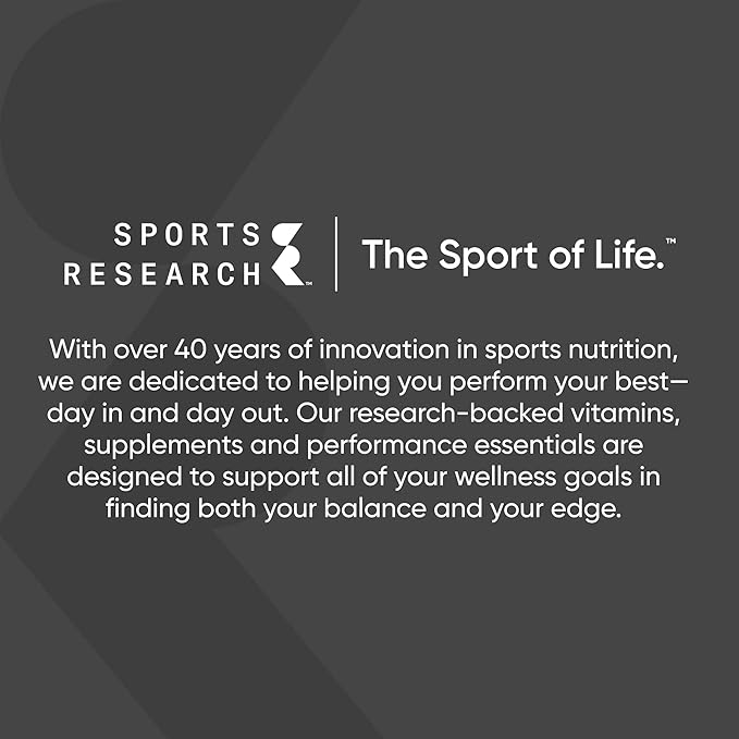 Sports Research Total Omega-3 Fish Oil 960mg of (120 Softgels)