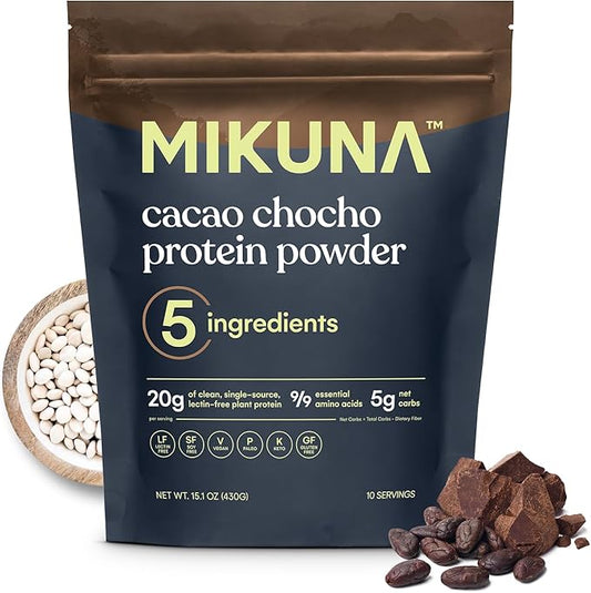 Mikuna Vegan Protein Powder (Cacao, 10 Servings)