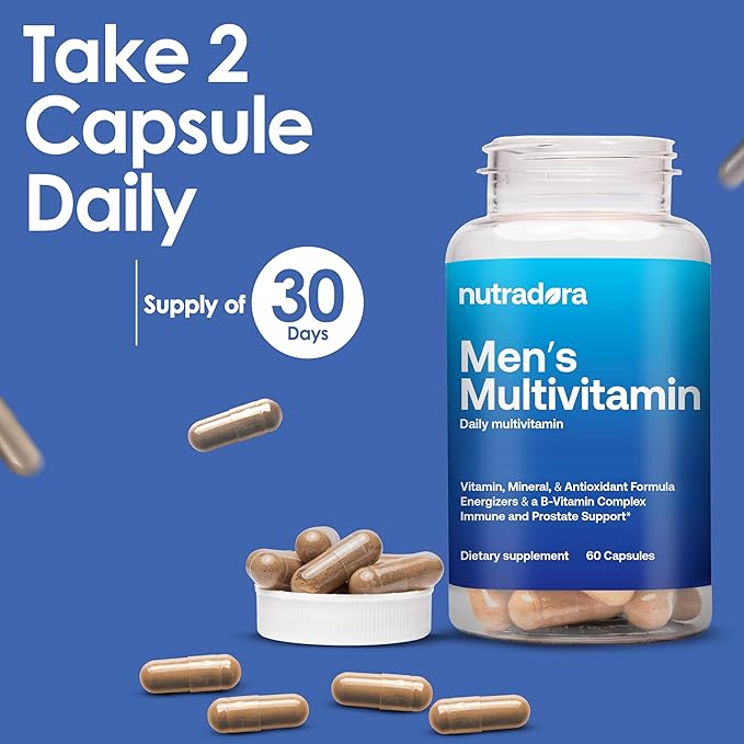 Multivitamin for Men B12, Zinc, 1