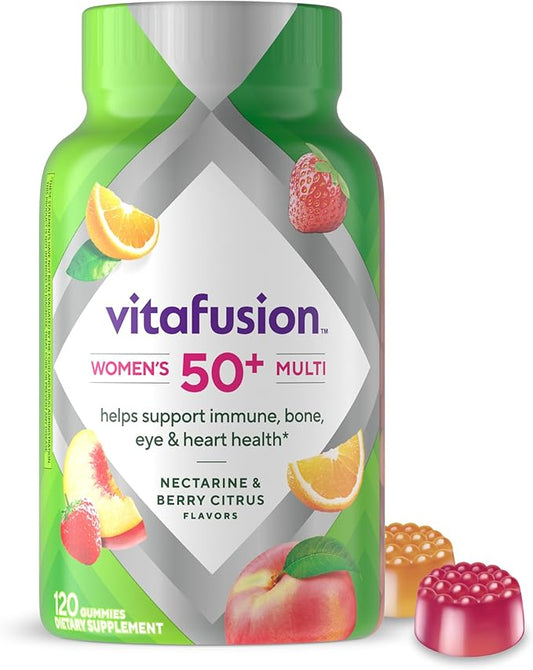 Vitafusion Women's 50+ Daily Multivitamin, Gummy 120 Ct
