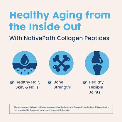 NativePath Collagen Peptides Protein 1 & 3 Collagen 15.9 oz (45 Servings)