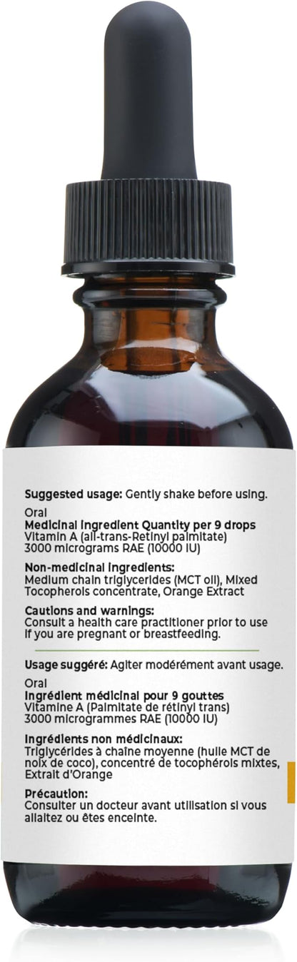 Why Not Natural Vitamin A Drops 10000 IU 1 oz
