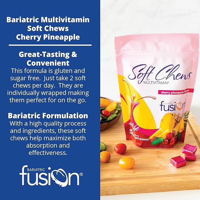 Bariatric Fusion Bariatric Multivitamin Chewable Soft Chew 60 Count 1 Month