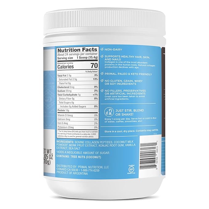 Primal Kitchen Vanilla Collagen Fuel® Drink 13.1 Ounces