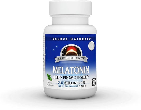 Source Naturals Sleep Science Melatonin 2.5mg 120 Lozenges