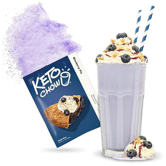 Keto Chow Blueberry Pie