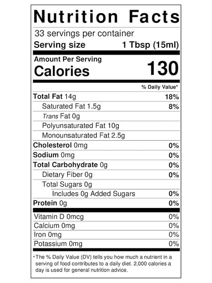 La Tourangelle, Roasted Walnut Oil, Plant-Based Source of Omega-3 Fatty Acid, Cooking, Baking, & Beauty, 16.9 Fl Oz