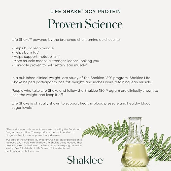 Shaklee Life Shake™ Soy Protein French Vanilla 20g Protein, 6g Fiber, 24 Vitamins 14 Servings