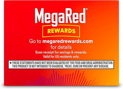 MegaRed Omega-3 Krill Oil 350mg Softgels, (60 Count Omega-3 Fatty