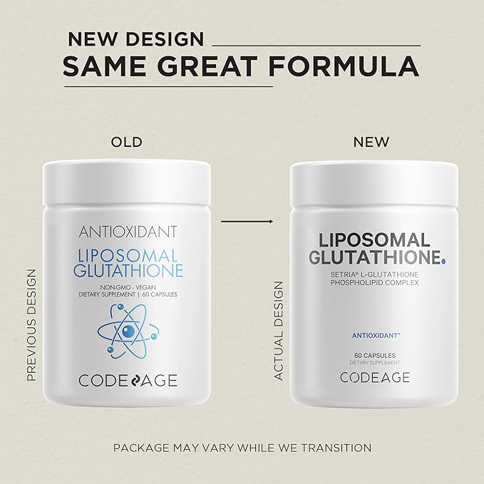 Codeage Liposomal Glutathione Supplement 2 Pack