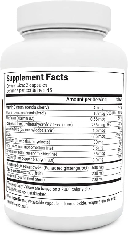 Dr. Berg All-in-One Vitamins for Hair, 90 Veg
