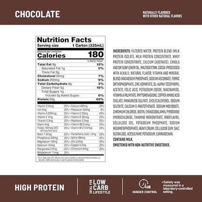 SlimFast High Protein Chocolate Bundle- 12 (20g Protein) 26 Servings (20g Protein)