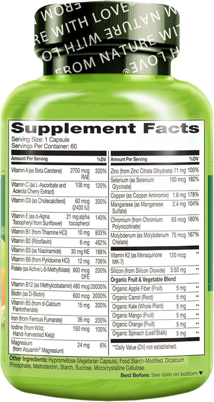 NATURELO Bariatric Multivitamin 120 Veggie