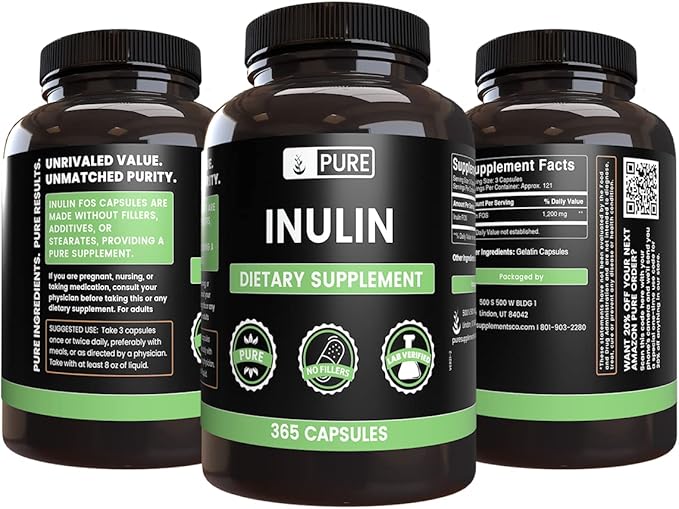 Pure Original Ingredients Inulin (365 Capsules)