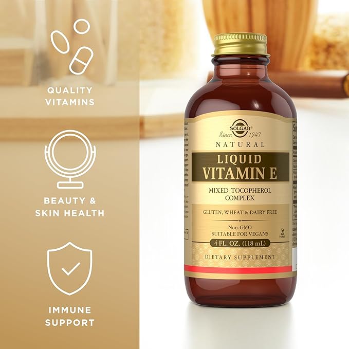 Solgar Liquid Vitamin E (without dropper) 4 fl 94 Servings